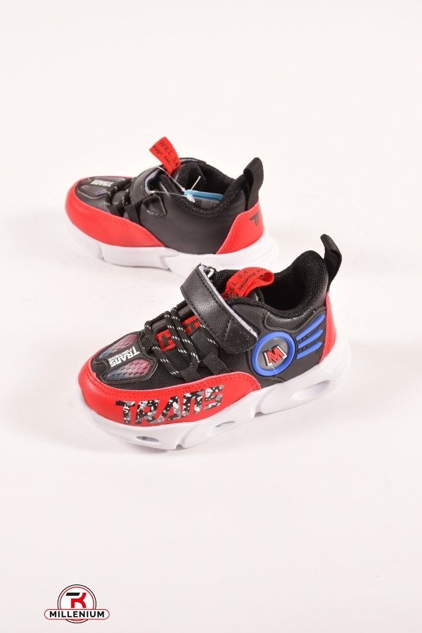 Кросівки для хлопчика з LED підсвічуванням YTOP Розміри в наявності : 23, 25 арт.QL2682-16