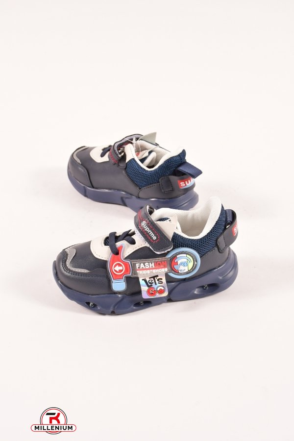 Кросівки для хлопчика з LED підсвічуванням YTOP Розміри в наявності : 23, 24, 25, 26, 28 арт.QL2680-7