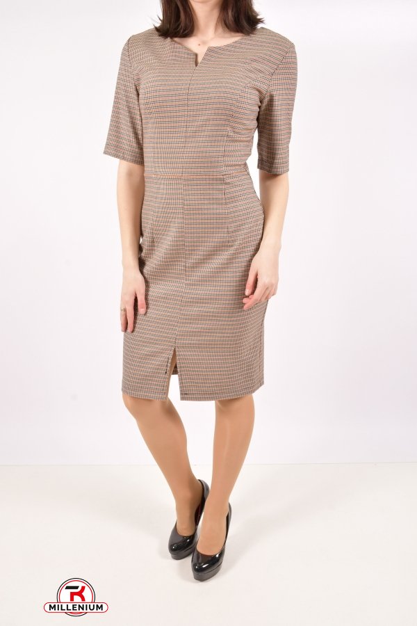 Платье женское (цв.коричневый) WIND Размеры в наличии : 42, 44 арт.048-1013