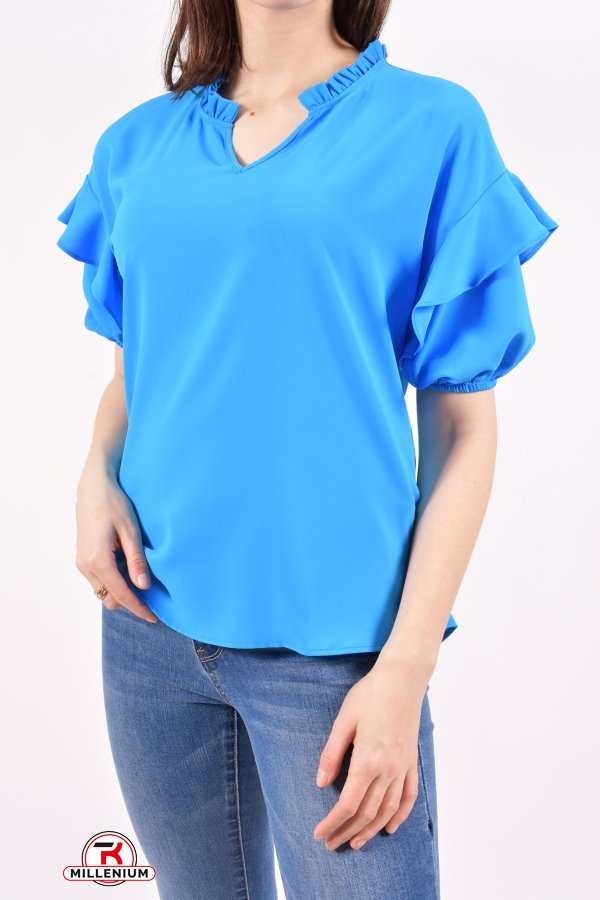 Блуза жіноча (кол. Електрик) MEES Розмір в наявності : 42 арт.051-05199