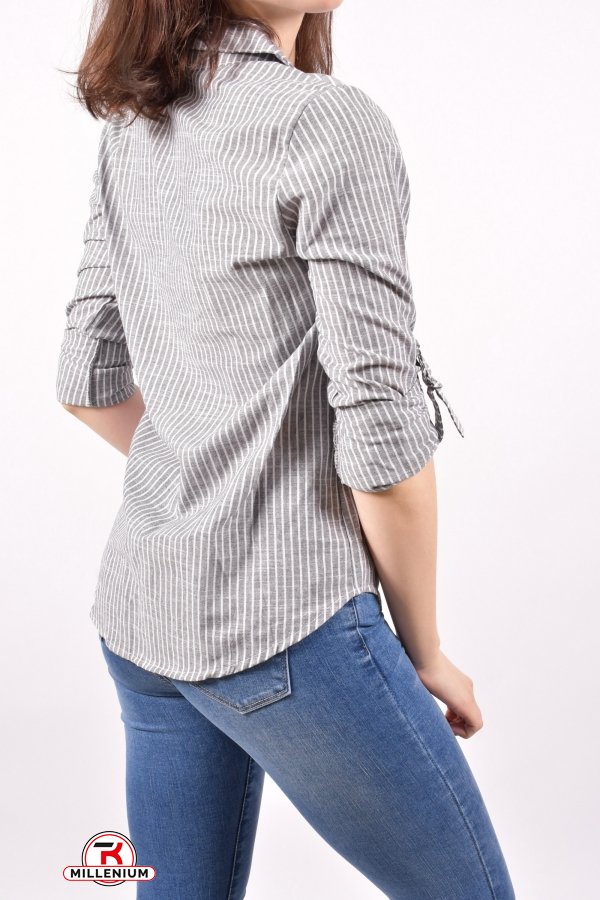 Рубашка женская (цв.серый) Размер в наличии : 42 арт.16224