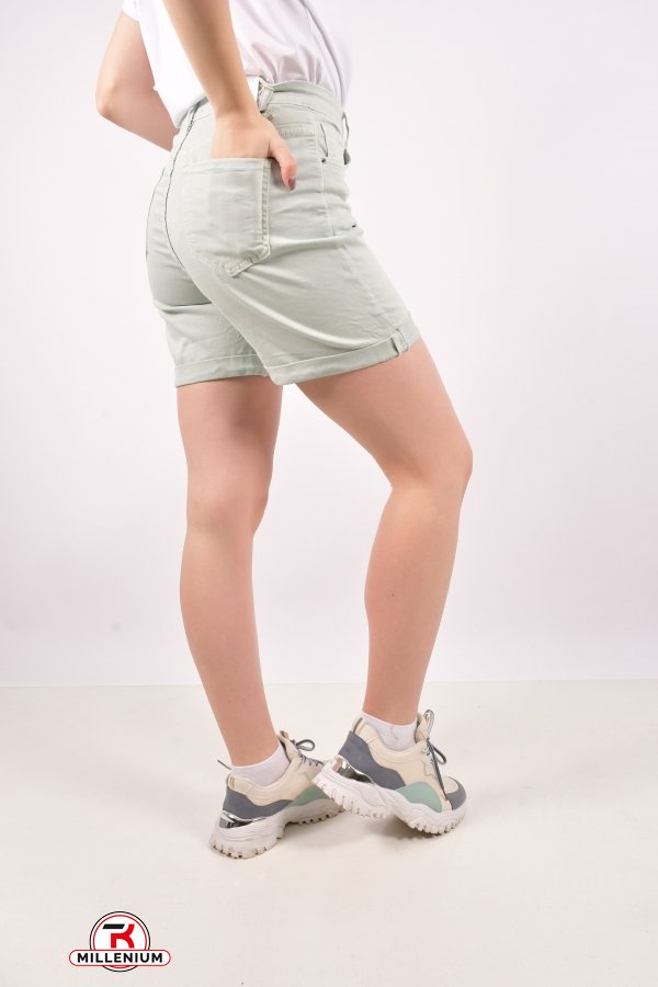 Шорты женские джинсовые стрейчевые "Saint Wish" Размер в наличии : 25 арт.S9058-12