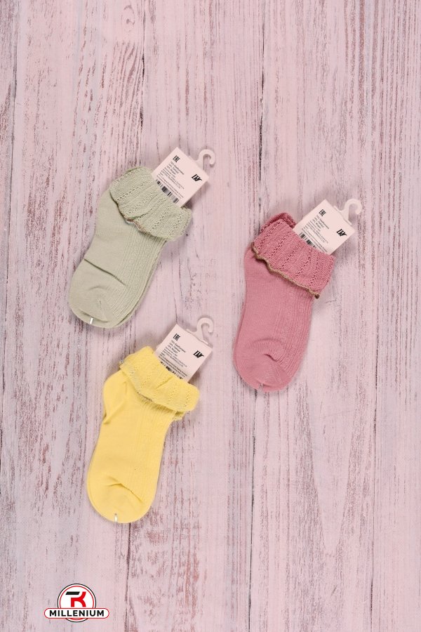 Шкарпетки для дівчинки всесезонні "Шугуан" від 3 до 6 років арт.C677