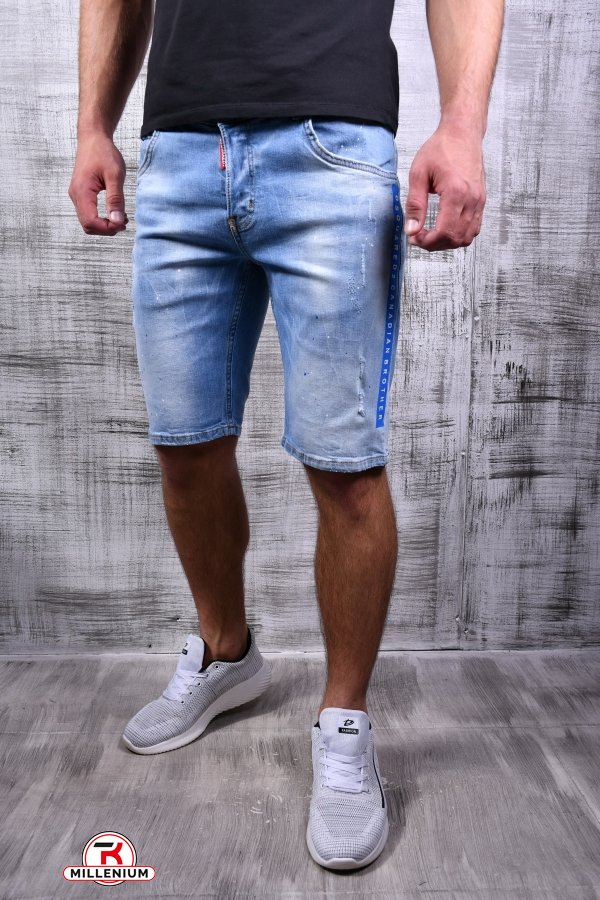Шорты мужские джинсовые стрейчевые DSQUARED Размеры в наличии : 28, 29, 30, 31, 32 арт.365-27