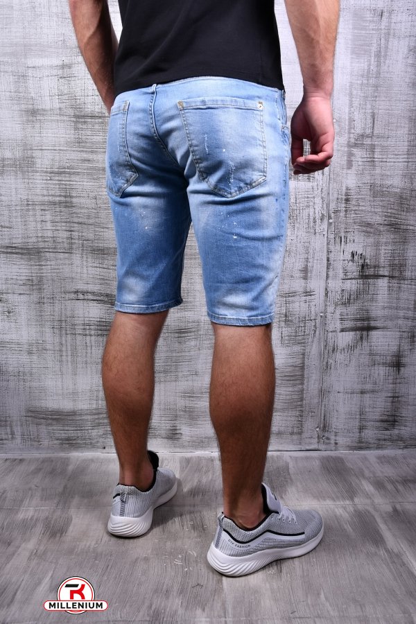 Шорти чоловічі джинсові стрейчеві DSQUARED Розміри в наявності : 28, 29, 30, 31, 32 арт.365-27