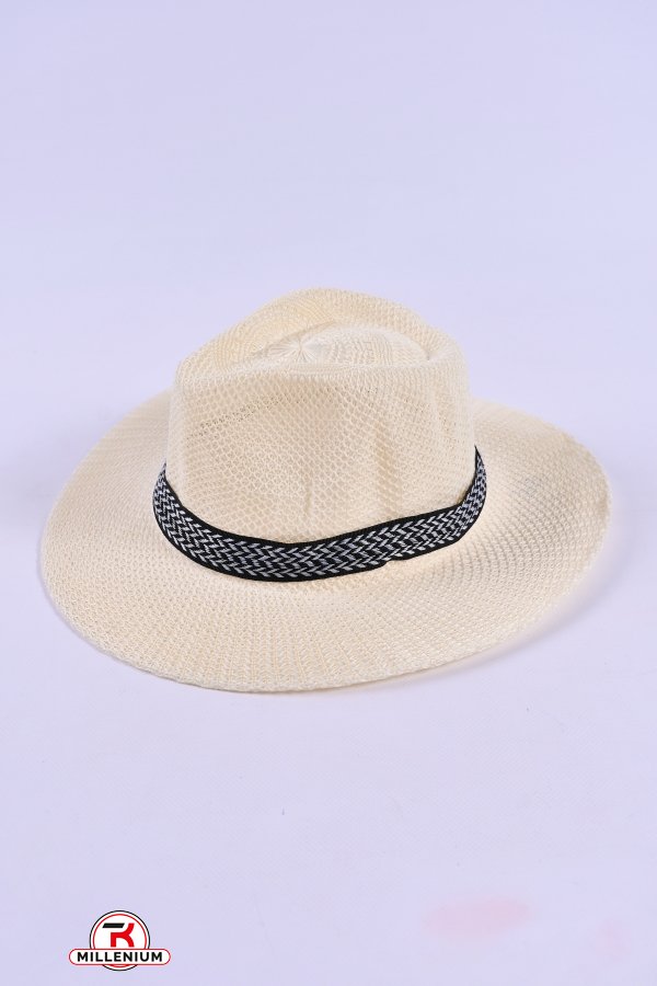Шляпа для мужчины (цв.молочный) арт.612858