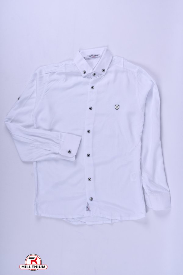 Рубашка для мальчика (цв.белый) CAN BULGAN Рост в наличии : 140, 146 арт.9898-2