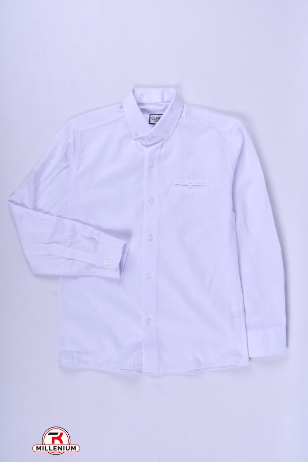 Рубашка для мальчика (цв.белый) RUTTI GARRO Рост в наличии : 146, 152, 158 арт.11-15