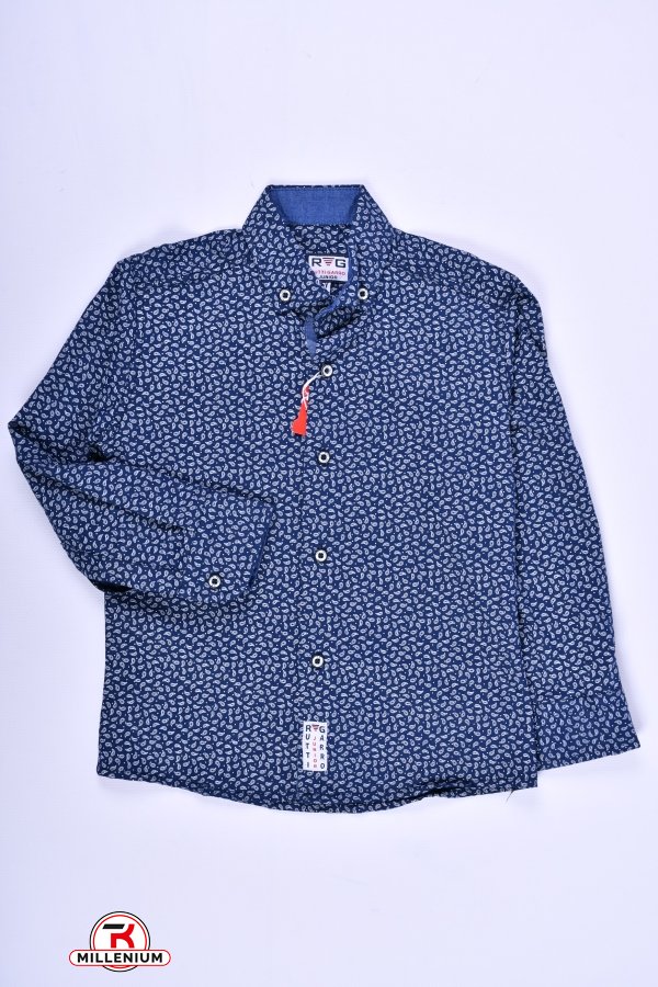 Рубашка для мальчика (цв.т.синий) RUTTI GARRO Рост в наличии : 116, 122, 128 арт.5-8