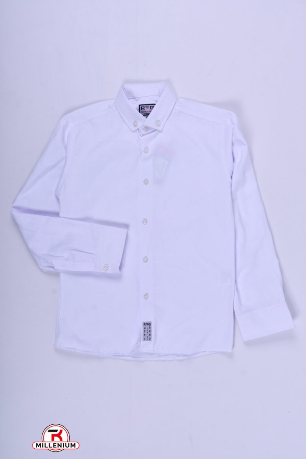 Рубашка для мальчика (цв.белый) RUTTI GARRO Рост в наличии : 134, 146, 152 арт.9-12