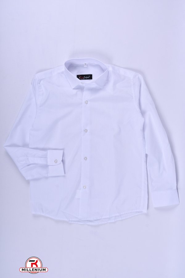 Рубашка для мальчика (цв.белый) RUTTI GARRO Рост в наличии : 134, 140, 146, 152 арт.9-12