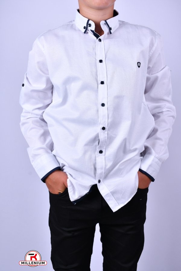 Рубашка для мальчика (цв.белый) BOLD Рост в наличии : 146 арт.14326