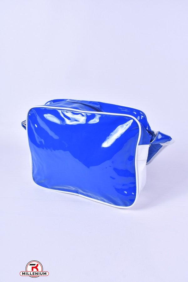 Сумка через плечо (цв.синий/белый) размер 31/24/9 см арт.2720