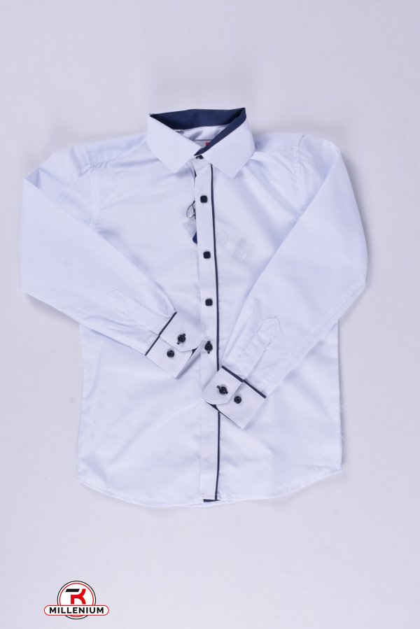 Рубашка для мальчика (Slim Fit) "IKEENZY" Рост в наличии : 146 арт.B-SKY2574