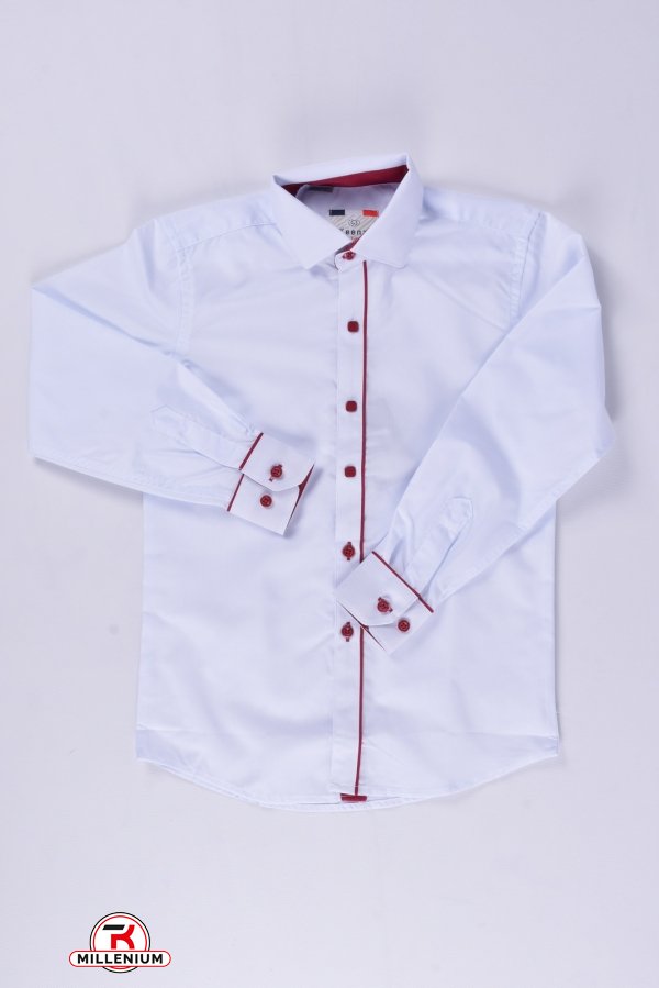 Рубашка для мальчика (Slim Fit) "IKEENZY" Рост в наличии : 146 арт.B-SKY2974