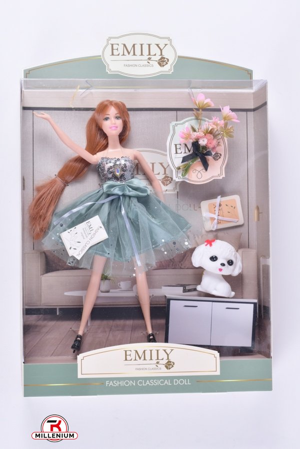 Кукла "EMILY" с аксессуарами 28,5/6,5/36 СМ арт.QJ110A