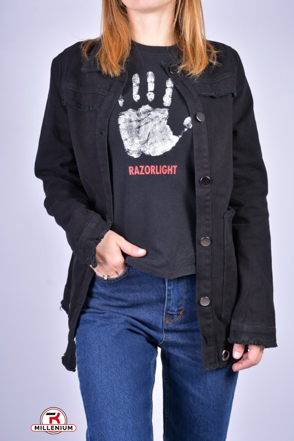 Піджак джинсовий жіночий ASIST Розмір в наявності : 40 арт.2066