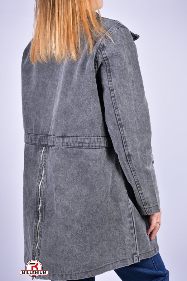 Пиджак джинсовый женский (цв.т/серый) ASIST Размеры в наличии : 40, 42 арт.193