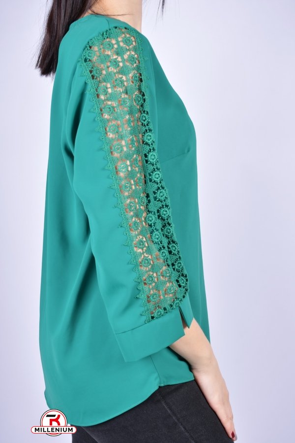 Блузка жіноча шифонова (кол. Зелений) ESAY Розмір в наявності : 46 арт.8879B