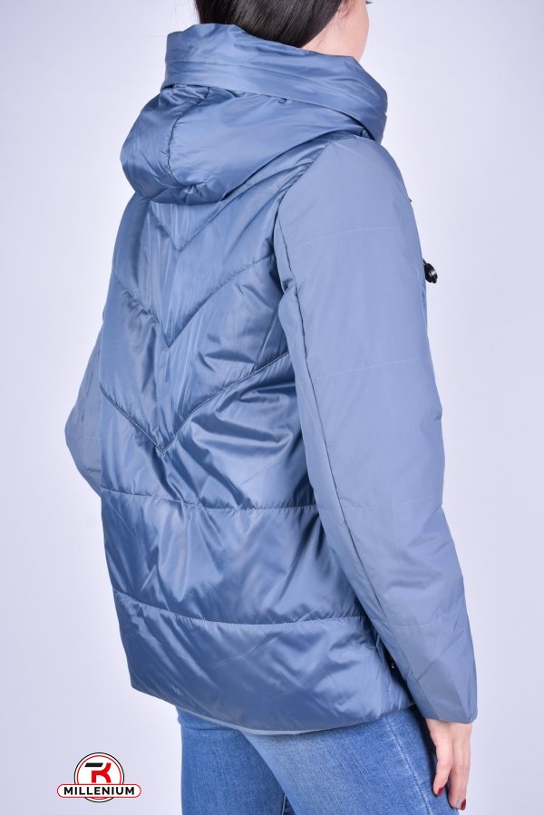 Куртка женская демисезонная (цв.синий) болоневая D.S Размеры в наличии : 42, 44 арт.M21106