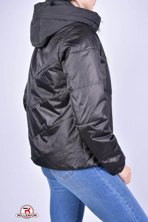 Куртка женская демисезонная (цв.черный) болоневая D.S Размеры в наличии : 42, 48, 50 арт.M21013