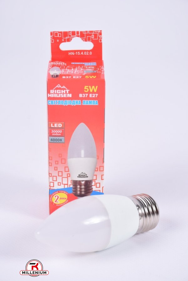 Лампа RIGHT HAUSEN LED (5W E27 4000K ) арт.HN-154020