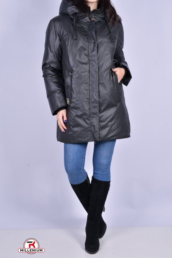 Куртка жіноча (кол. Чорний) демісезонний Розміри в наявності : 46, 48, 50 арт.B630