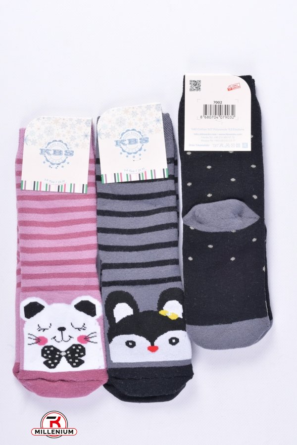 Шкарпетки махрові для дівчинки (7) KBS розмір 28-30 арт.3-20250