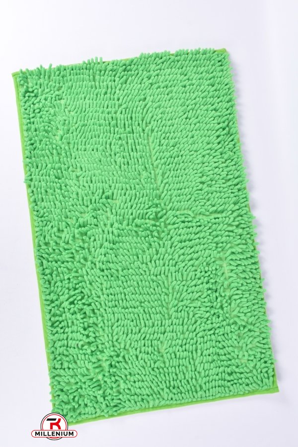 Коврик "Лапша" (цв.салатовый) на резиновой основе (микрофибра) размер 50/80 см. арт.коврик
