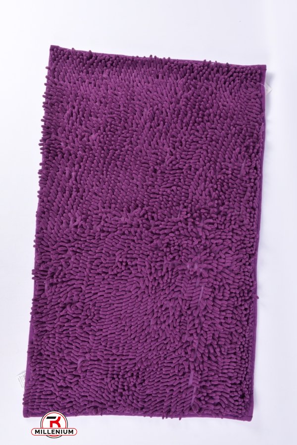 Коврик "Лапша" (цв.фиолетовый) на резиновой основе (микрофибра) размер 50/80 см. арт.коврик