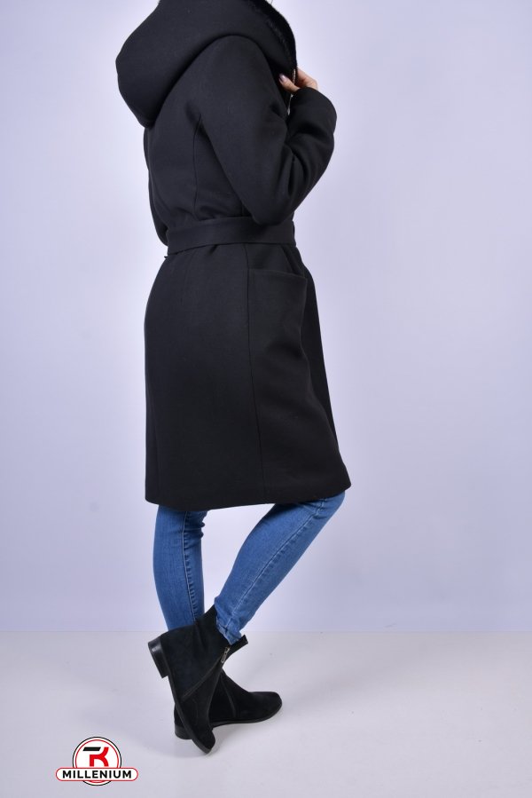 Пальто женское зимнее (цв.черный) кашемировое BOGIRA (330) Размер в наличии : 40 арт.МАГИЯ
