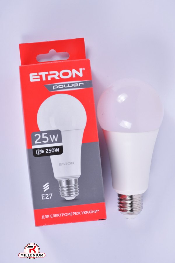 Лампа ETRON A67 25W E27 4200K арт.1-EPL-804