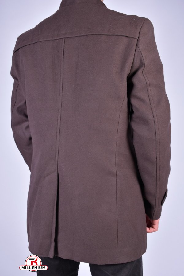 Пальто чоловіче (кол. шоколадний) кашемірове утеплене "Stilpoint" Розміри в наявності : 46, 48, 50 арт.4710