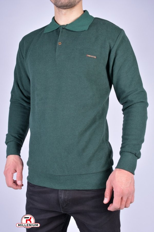 Джемпер-поло мужской (цв.зеленый) Размер в наличии : 42 арт.646872