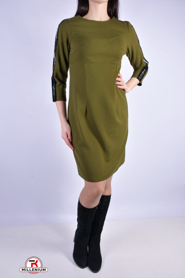 Сукня жіноча (кол. зелений) Розмір в наявності : 46 арт.876