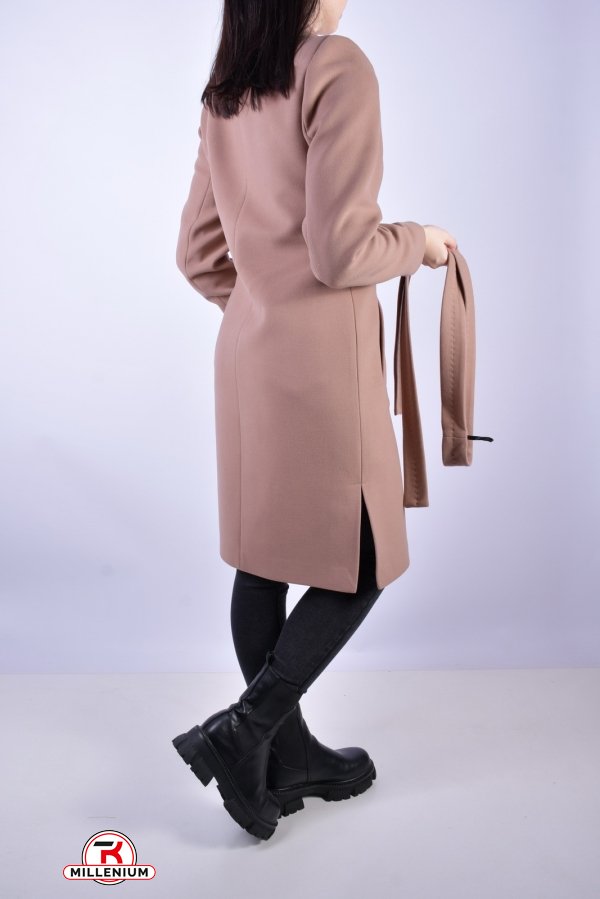 Пальто женское демисезонное (цв.пудры) кашемировое "BOGIRА" Размер в наличии : 44 арт.111