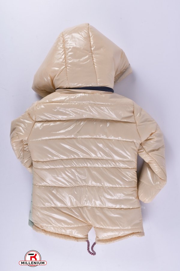 Куртка для дівчинки демісезонна (кол. м'яти/кремовий) Зріст в наявності : 92, 98 арт.FASHION