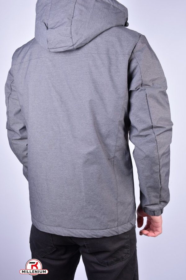 Куртка мужская демисезонная (цв.серый) Размер в наличии : 44 арт.EM22012