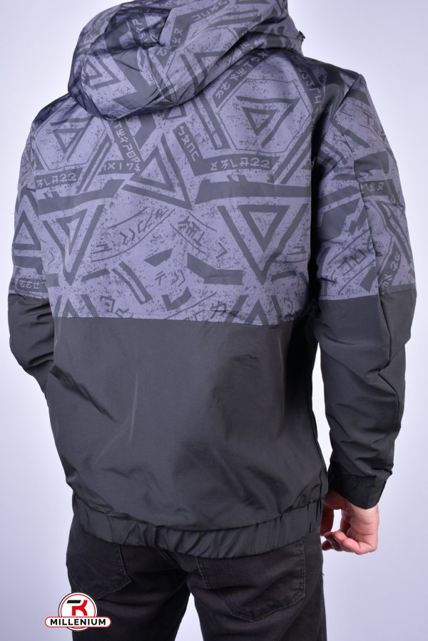 Куртка мужская демисезонная (цв.черный/синий) Размер в наличии : 44 арт.EM21181