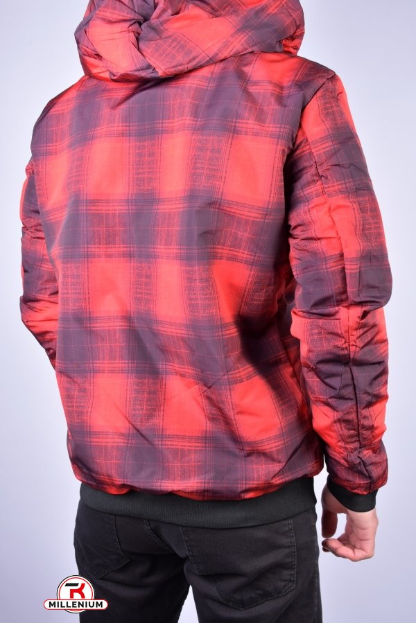 Куртка чоловіча демісезонна (двостороння) (кол. чорний) Розмір в наявності : 44 арт.EM23015