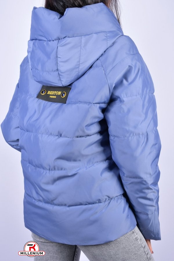 Куртка демисезонная женская (цв.сиреневый) QIANZHIDU Размер в наличии : 44 арт.E-10901