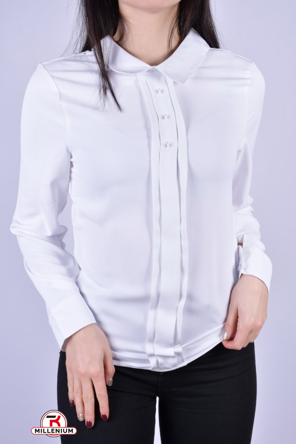 Блузка женская длинный рукав (цв.белый) BASE Размер в наличии : 50 арт.A1607