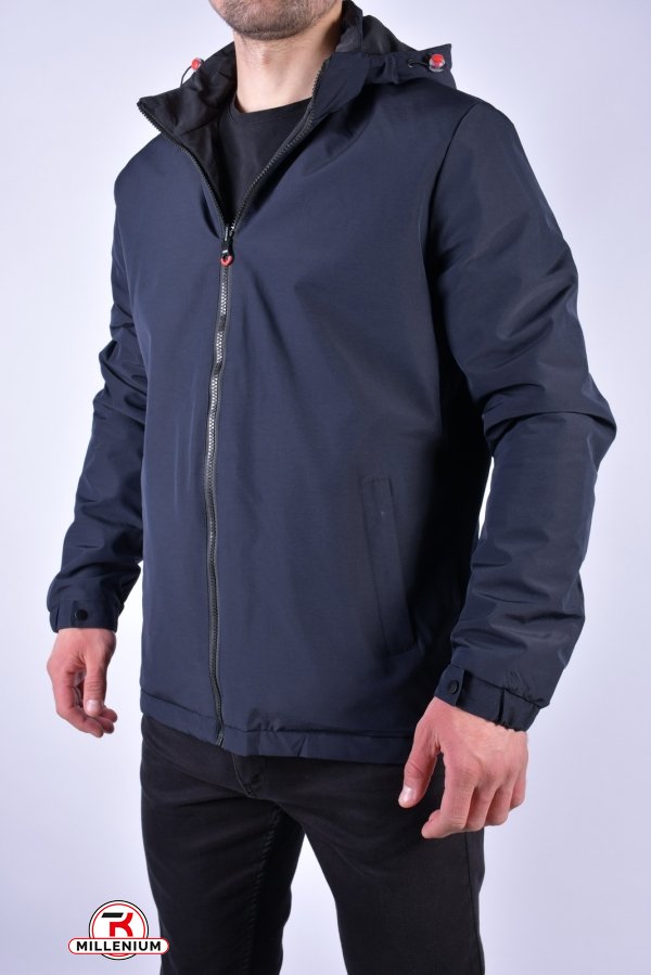 Куртка мужская демисезонная (двухсторонняя) (цв.т.синий) Размер в наличии : 44 арт.EM23011