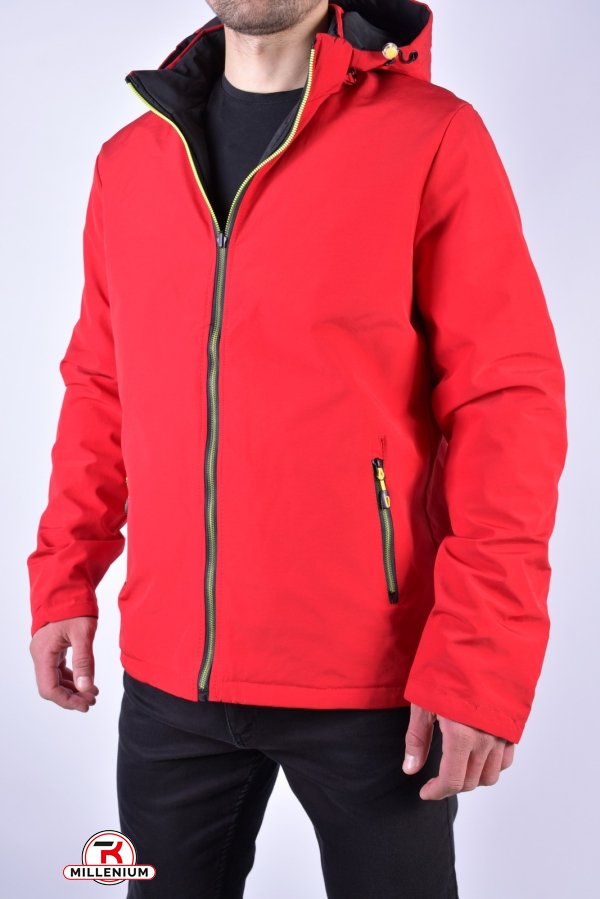 Куртка чоловіча демісезонна (двостороння) (кол. червоний) Розміри в наявності : 44, 48, 50 арт.EM23035