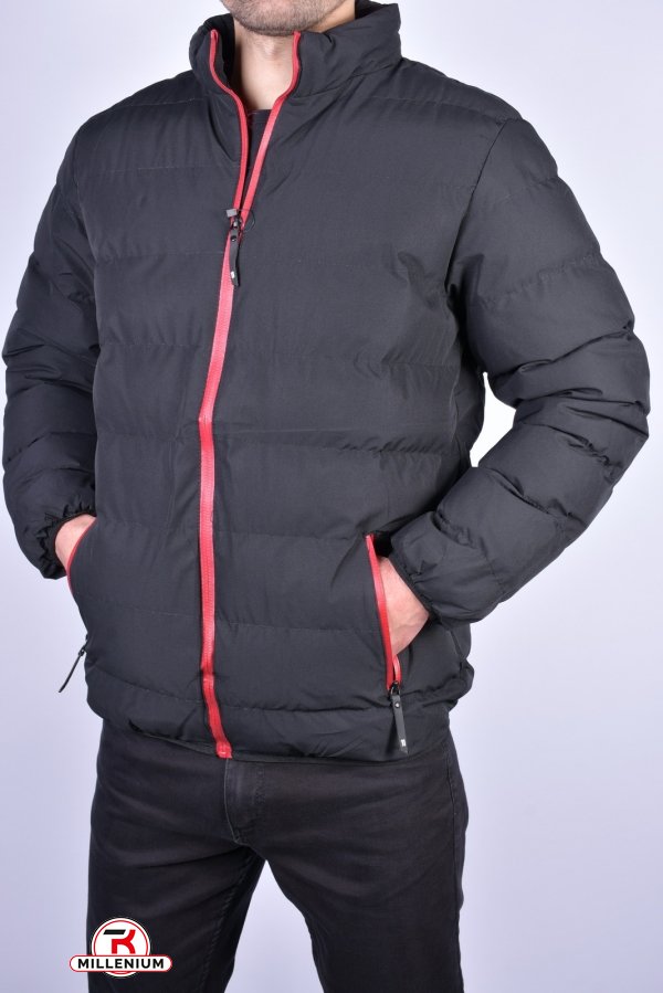 Куртка мужская демисезонная (цв.черный) из плащевки Размер в наличии : 46 арт.G-8088