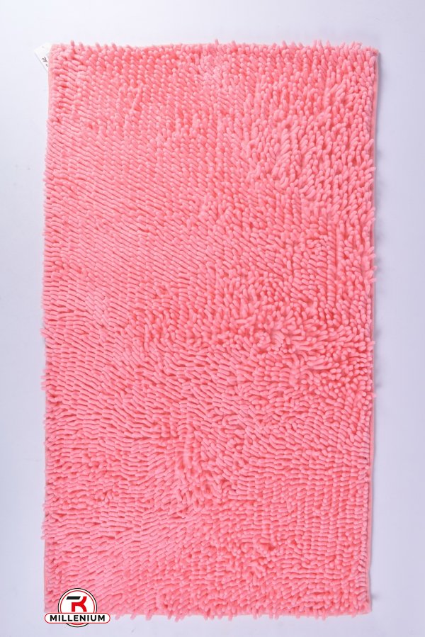 Килимок "Локшина" (кол. рожевий) на гумовій основі (мікрофібра) розмір 60/100 см. арт.MF5211