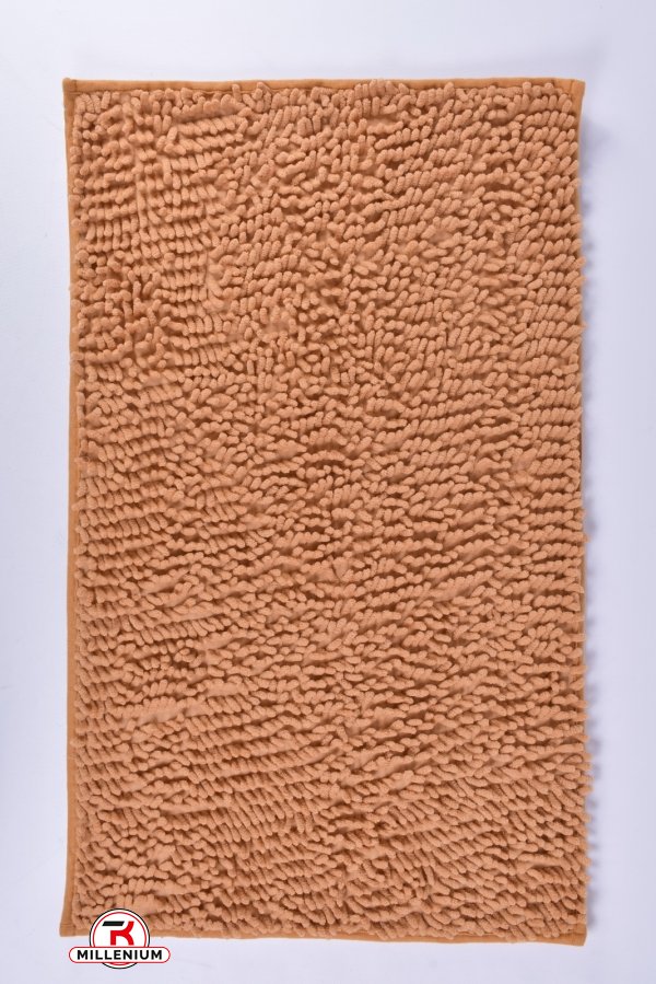 Коврик "Лапша" (цв.капучино) на резиновой основе (микрофибра) размер 50/80 см. арт.коврик