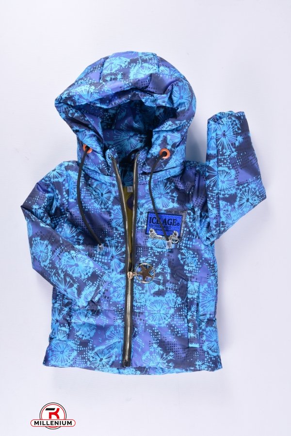 Куртка демисезонная для девочки (цв.синий) "PB" Рост в наличии : 80, 86, 92, 98 арт.020