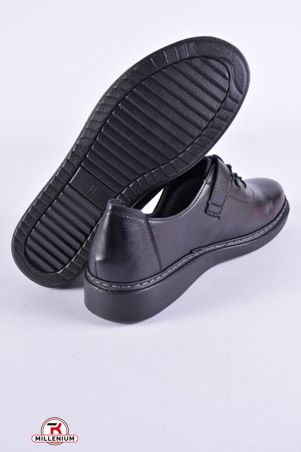 Туфли женские (цвет чёрный) WSMR Размер в наличии : 43 арт.G212
