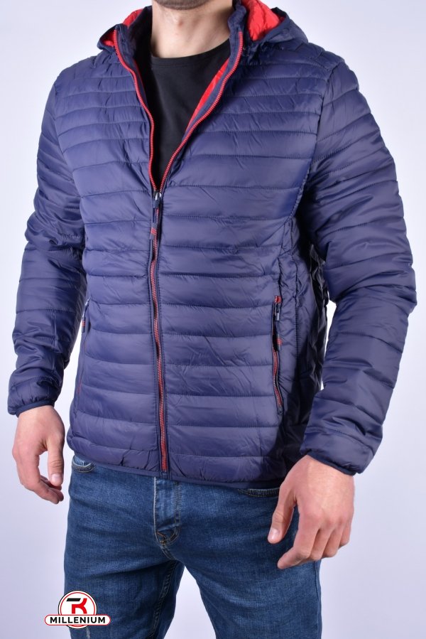 Куртка мужская (цв.синий) демисезонная болоневая Размер в наличии : 54 арт.2111